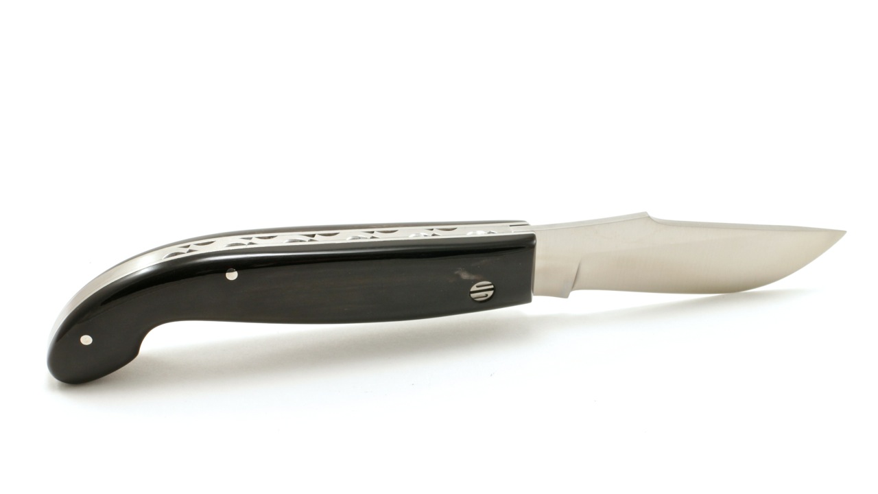 Saladini knife SENESE buffalo horn