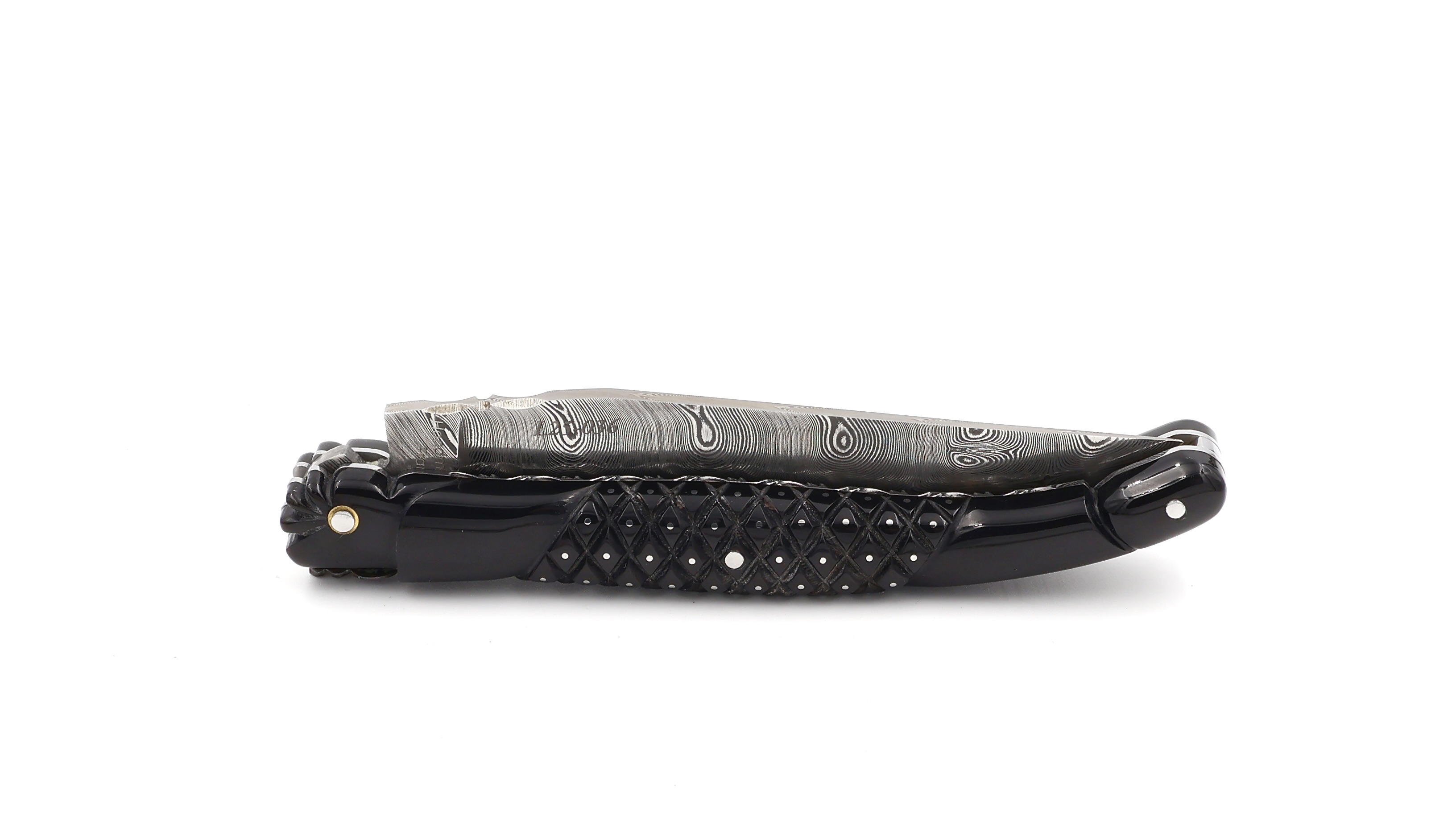 Fontenille Pataud Laguiole AIGUILLES (Needles) Sculpture buffalo horn  12 cm