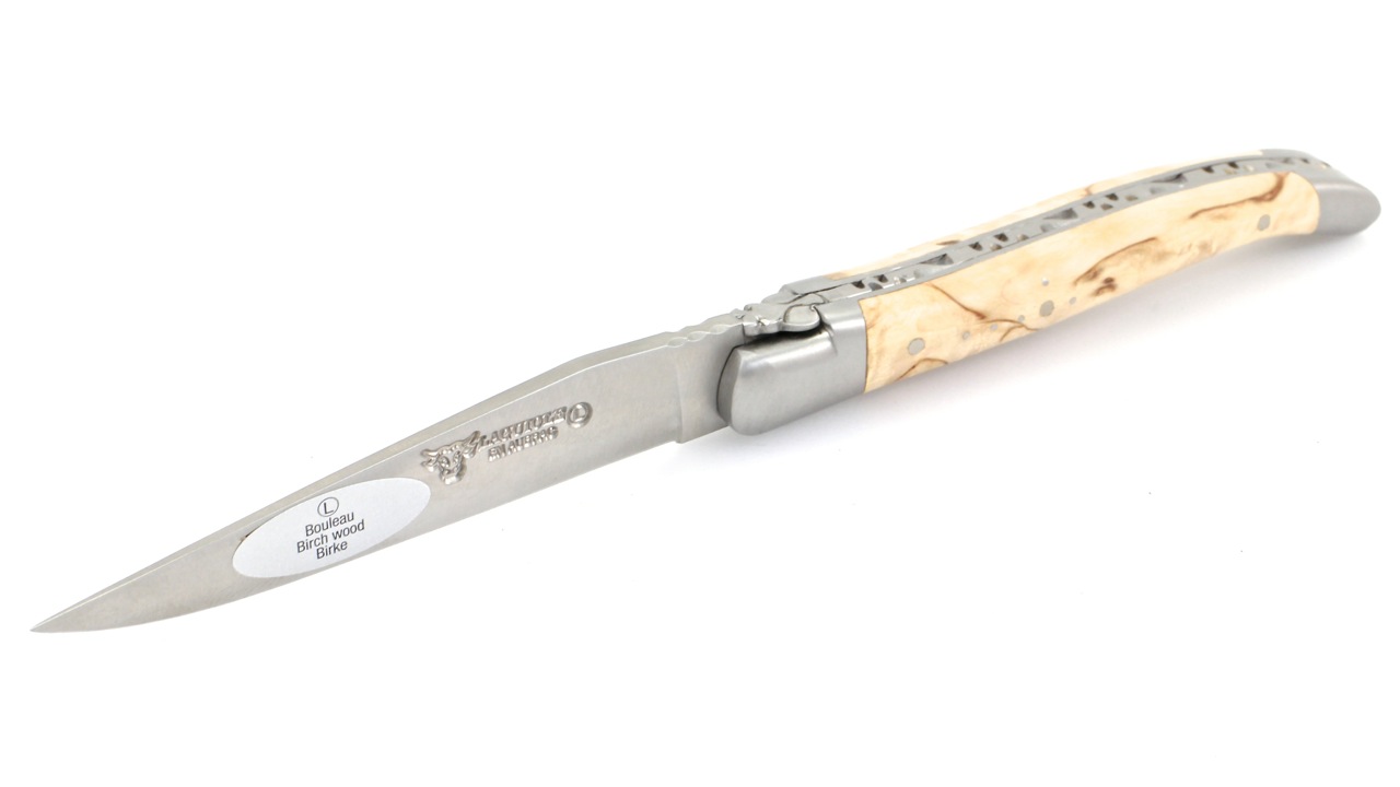 Laguiole en Aubrac Laguiole Messer 10 cm Maserbirke