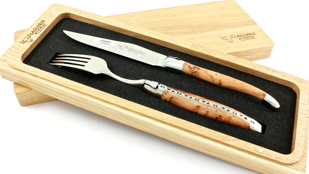 Steakbesteckset Laguiole en Aubrac