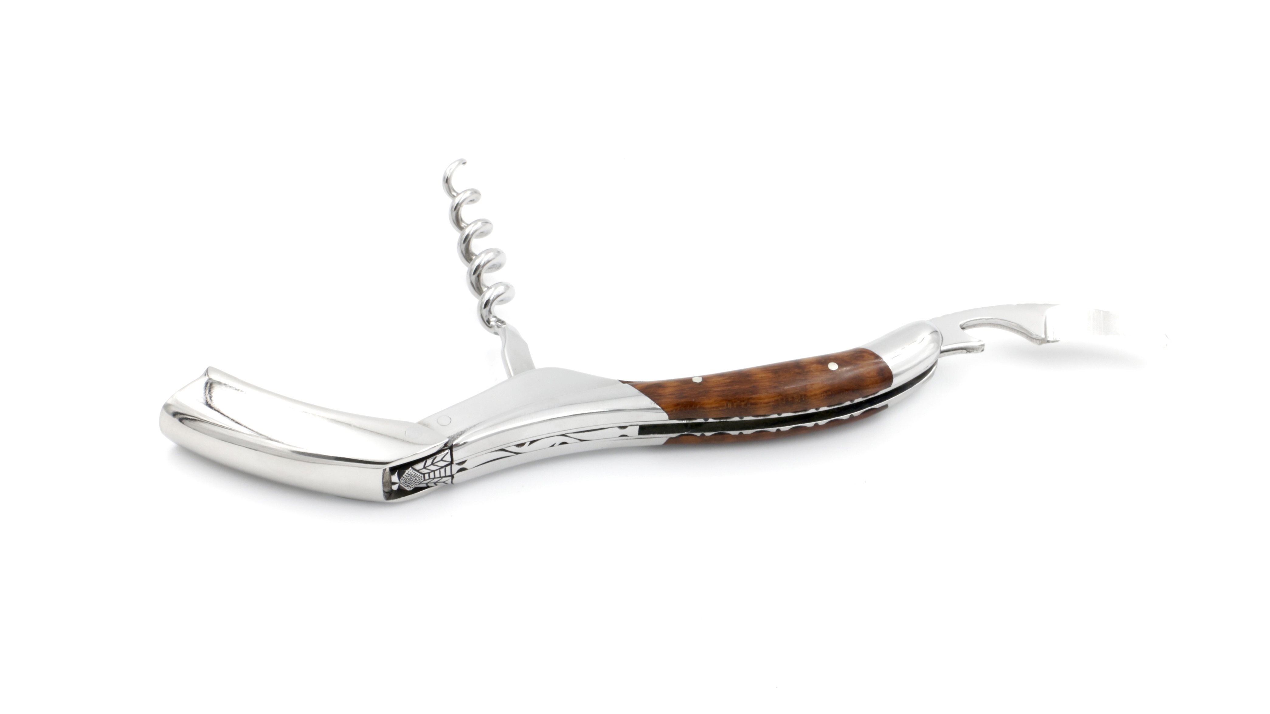 065B9E37-489E-4D34-A424-C3EB0E12E891_1_201_a Laguiole en Aubrac Sommeliermesser Amourette guillochiert besondere Biene