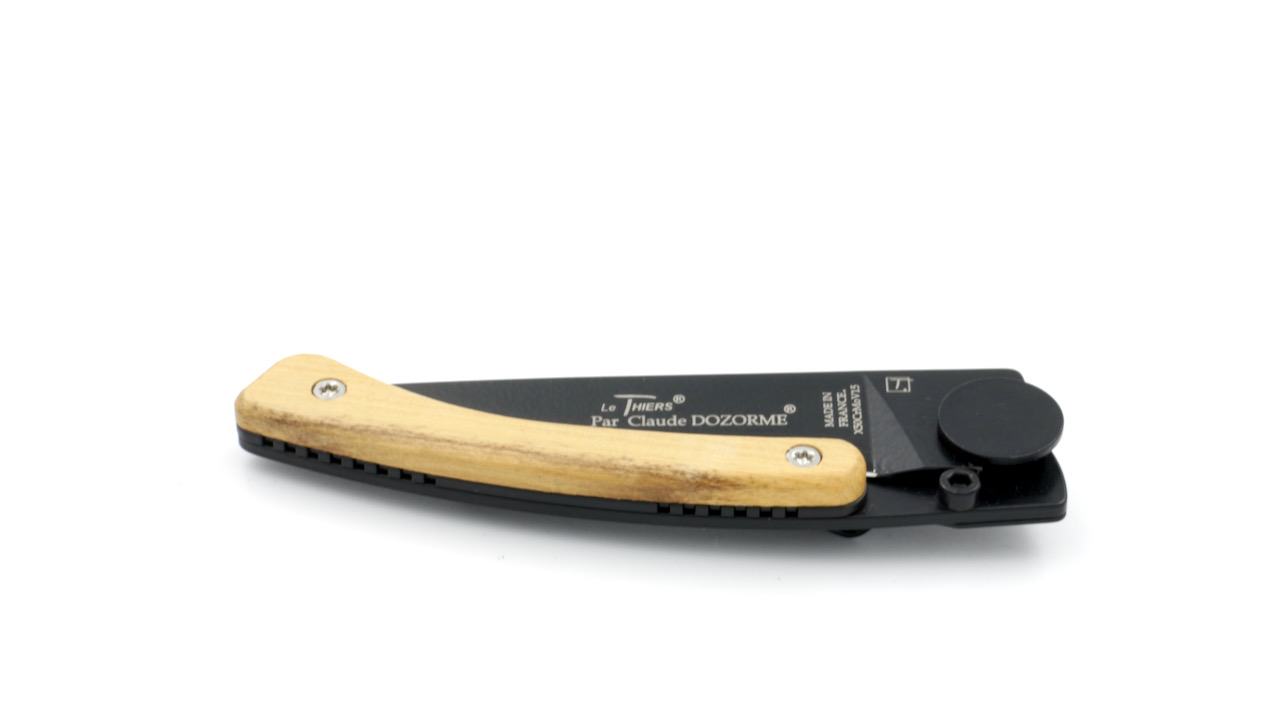 1-90-142-81N-E01-1 Claude DOZORME Thiers Liner Lock Black blade Buchs