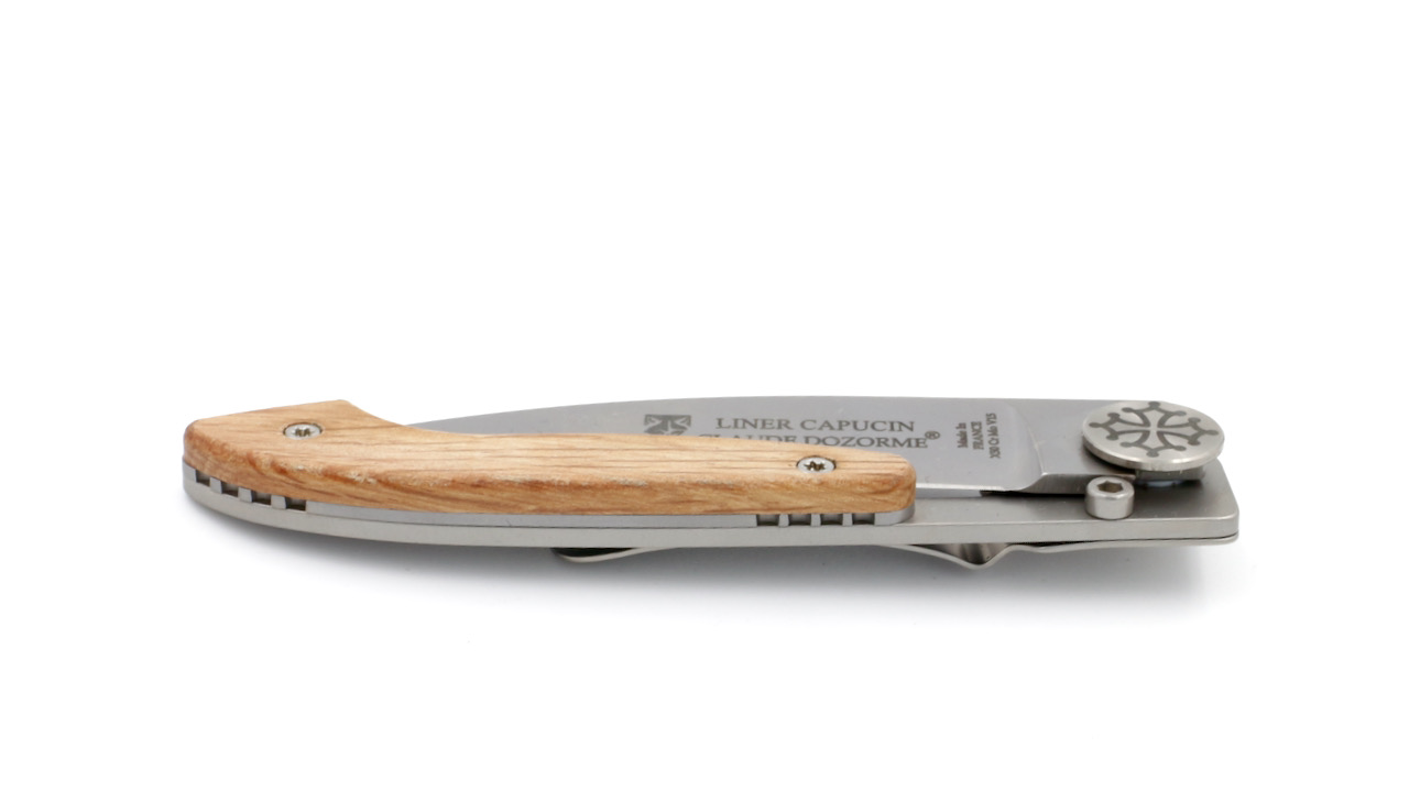 Claude DOZORME Thiers Liner Lock capucin green oak