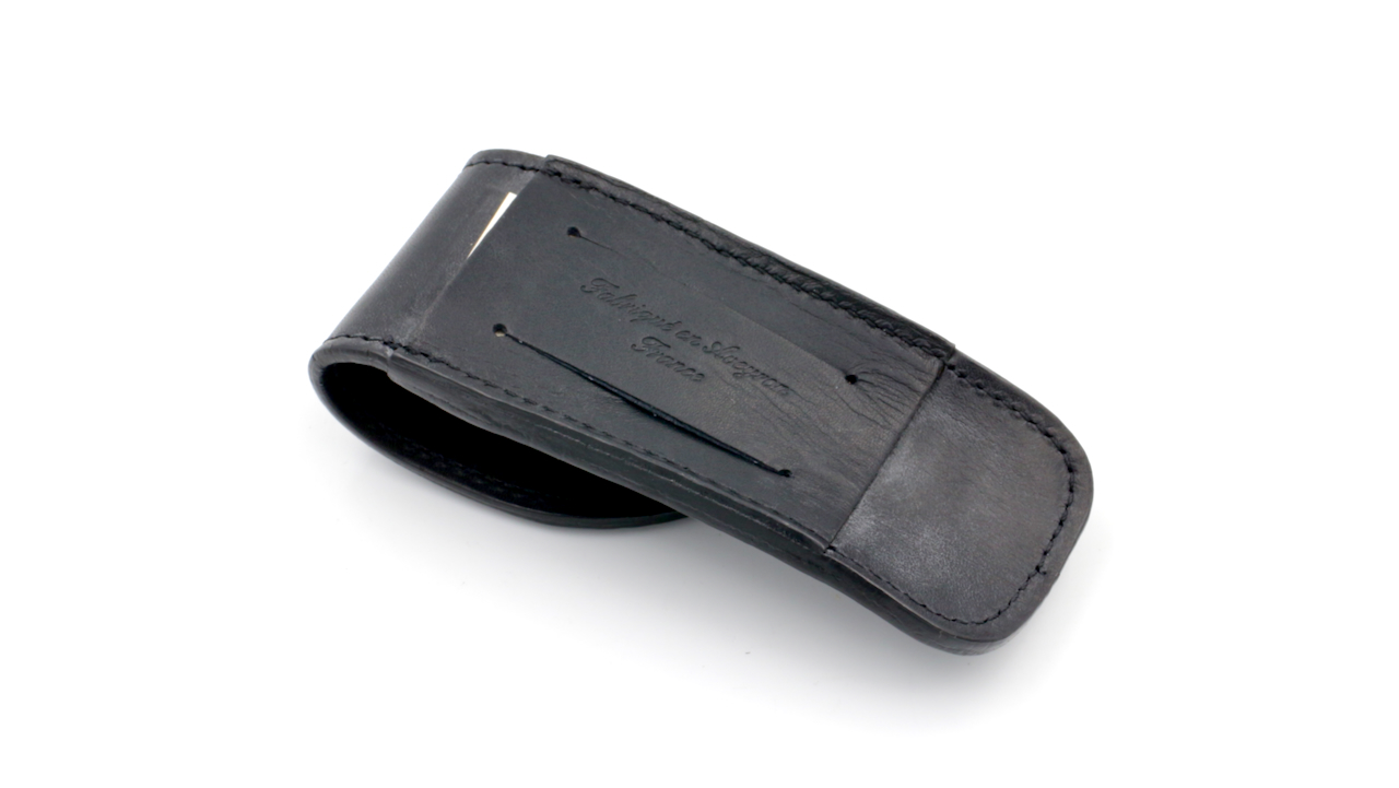 MAX CAPDEBARTHES Gürteletui RANDONNEUR 11 cm ECUSSON- Schnepfe schwarz oder braun 