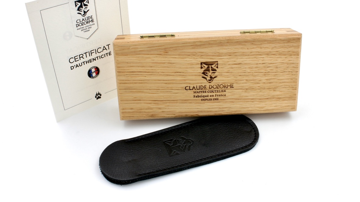 Claude DOZORME Thiers RLT maple burl VG10 damascus blade Claude DOZORME Thiers RLT maple burl VG10 damascus blade