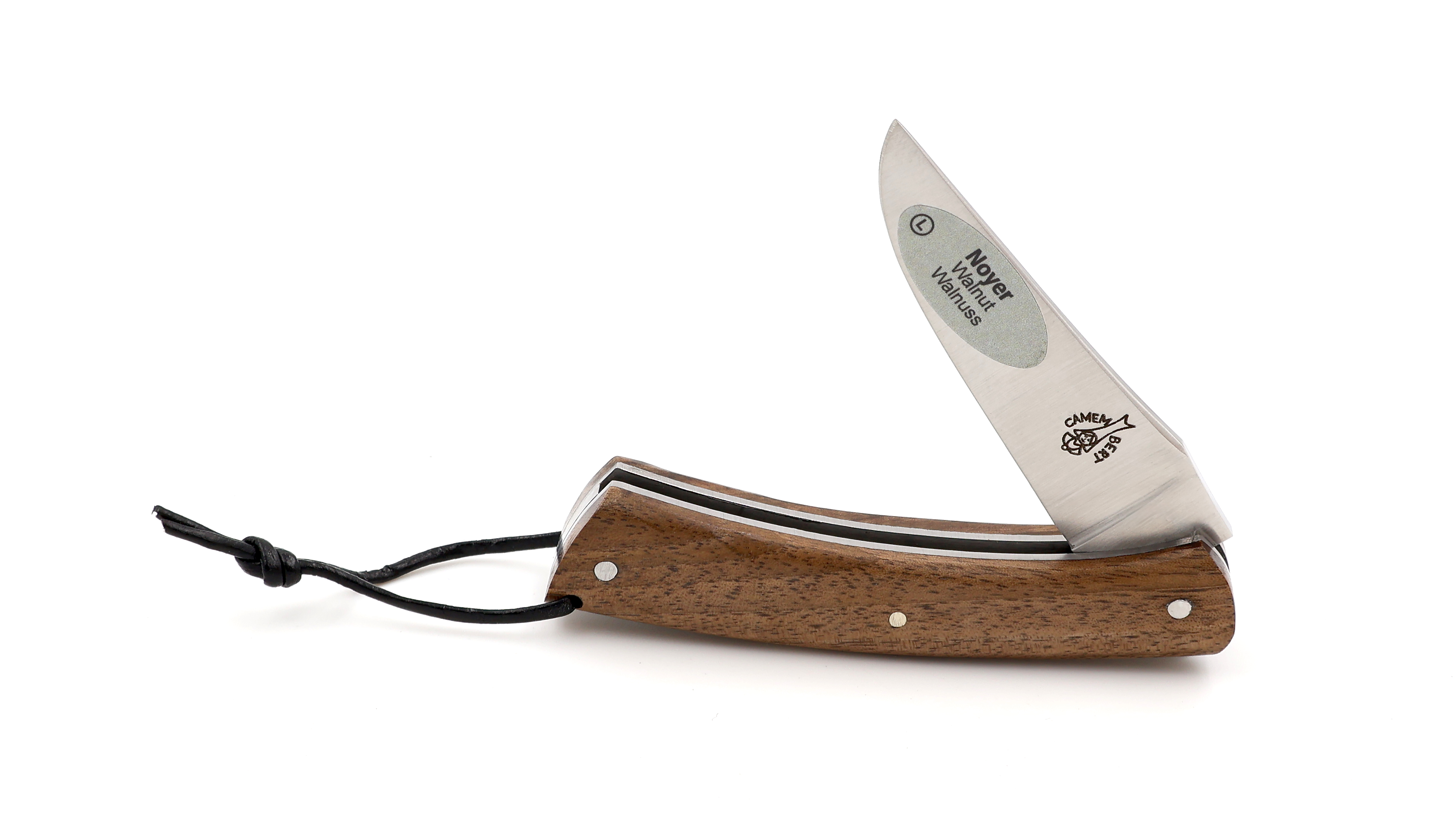 Laguiole en Aubrac CAMEMBERT knife walnut wood mini