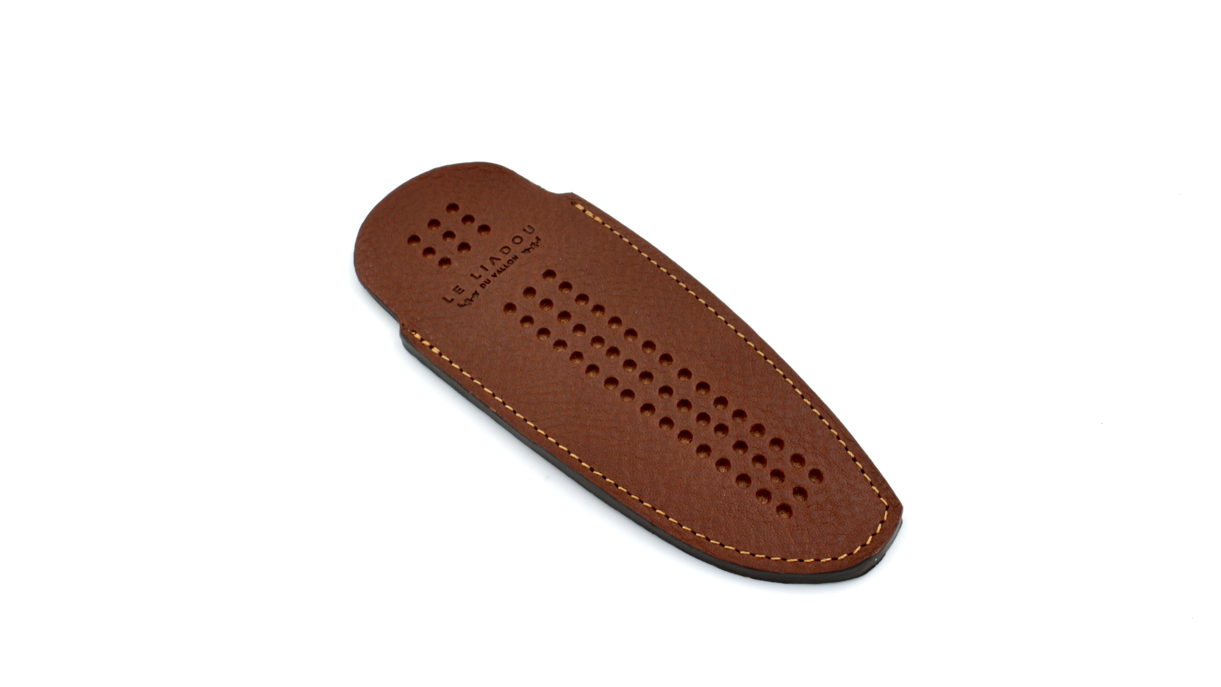 leather pouch Liadou knife 12 cm brown leather pouch Liadou knife 12 cm brown