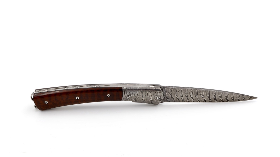 Alexandre Musso/Oliver Moretti VENDETTA snakewood damascus 