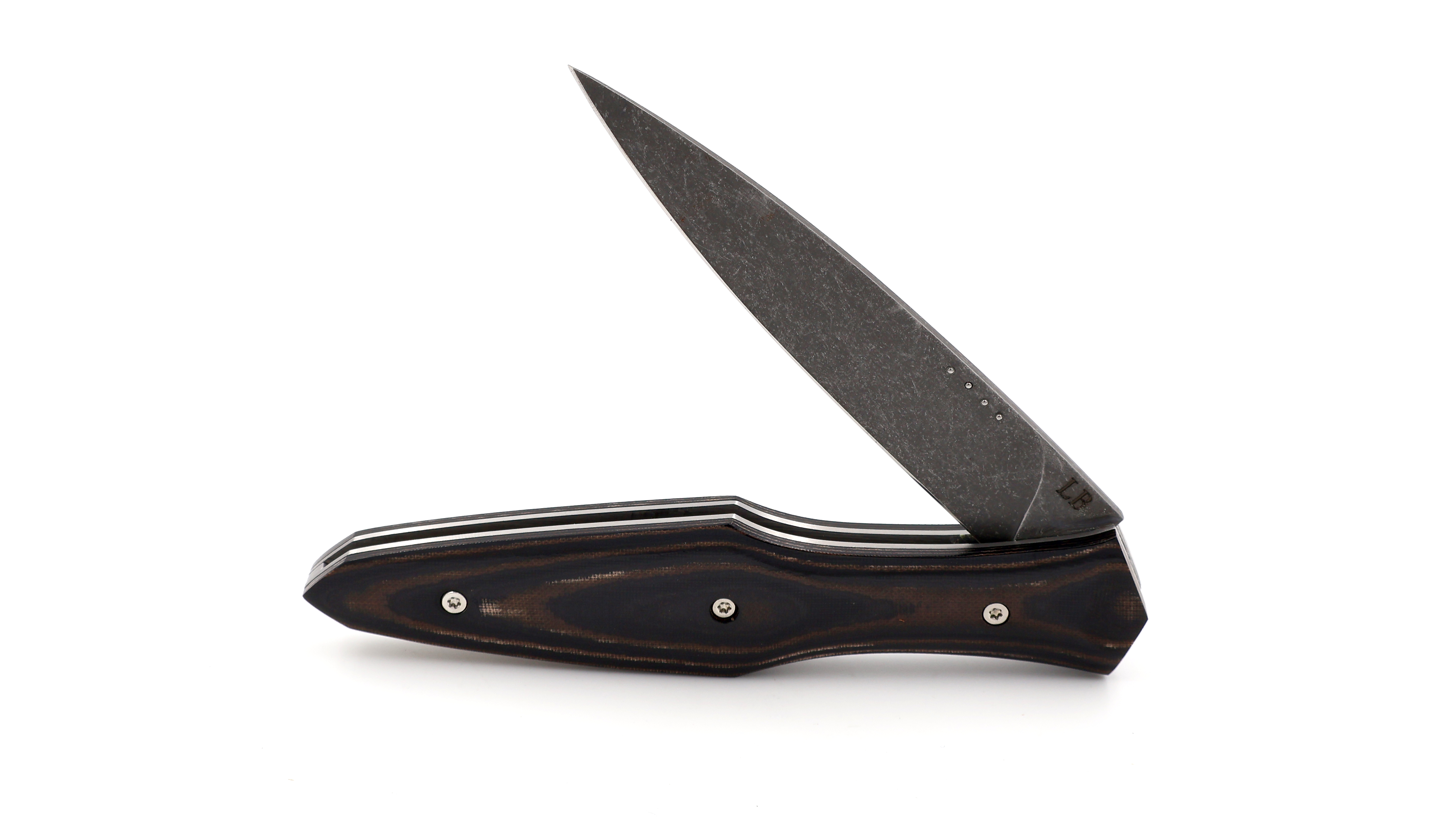 Laraud Blades MagnaPinna micarta stonewashed blade