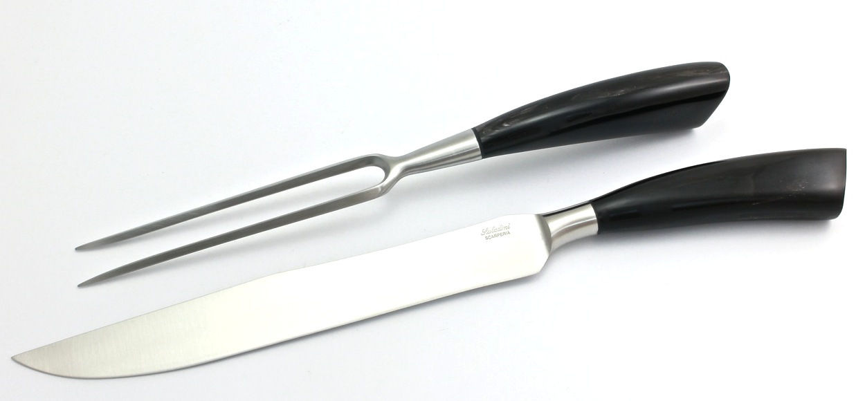 Saladini-Tranchier-Buffel-2VX7BNK0HsBmaL Saladini Tranchierbesteck 2-teilig Olive