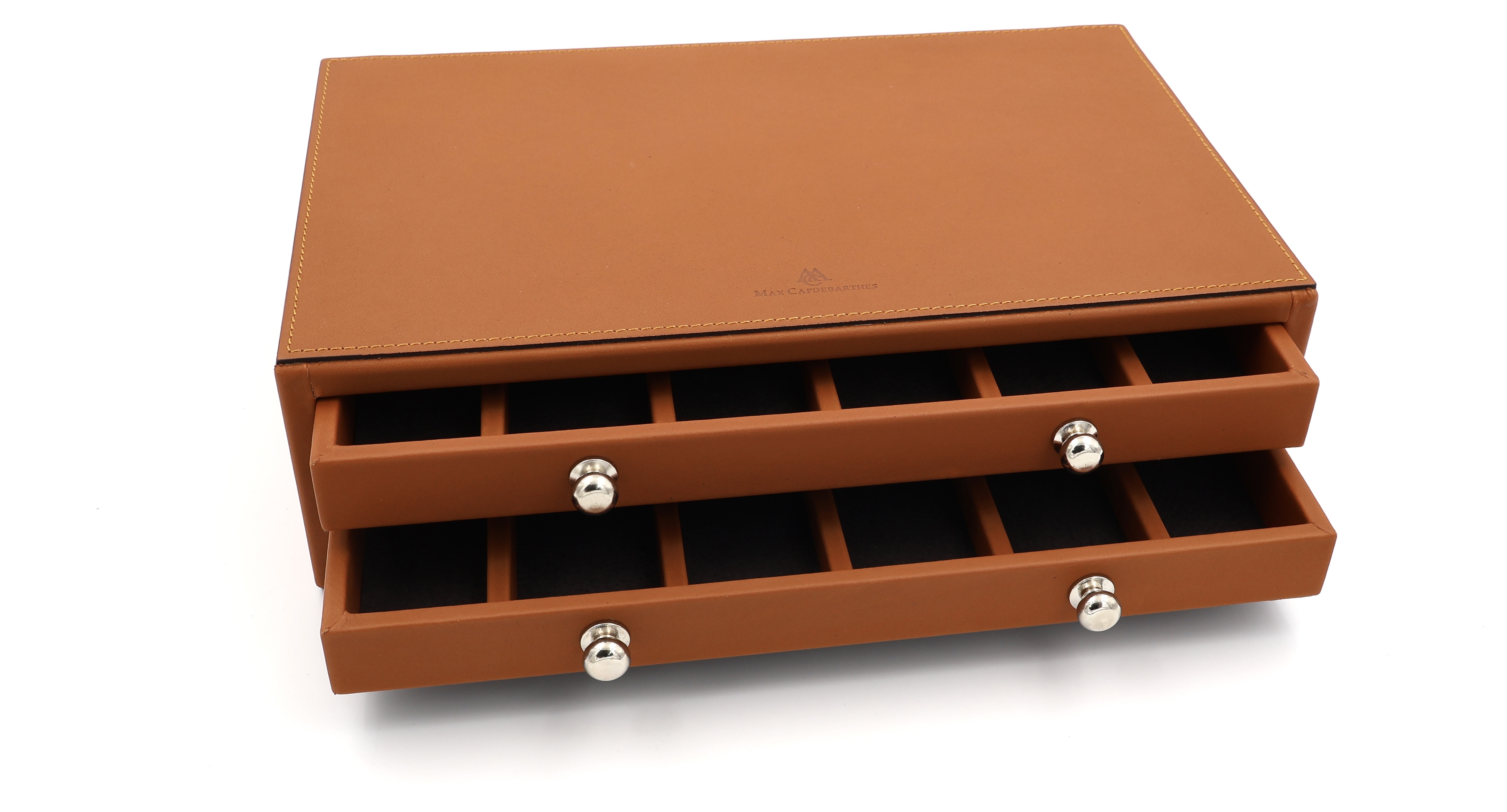 MAX CAPDEBARTHES leather casket for collectors 12 knives
