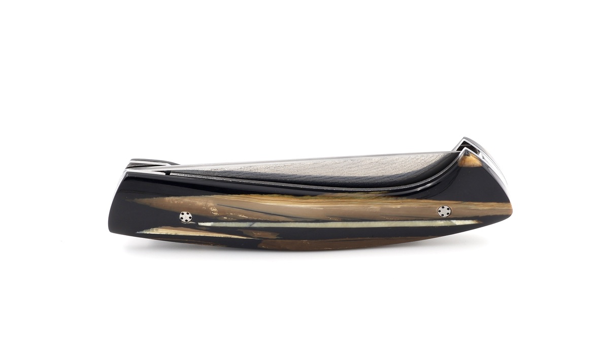 MANU LAPLACE 1515 Mammutelfenbein Suminagashi VG10 Damast