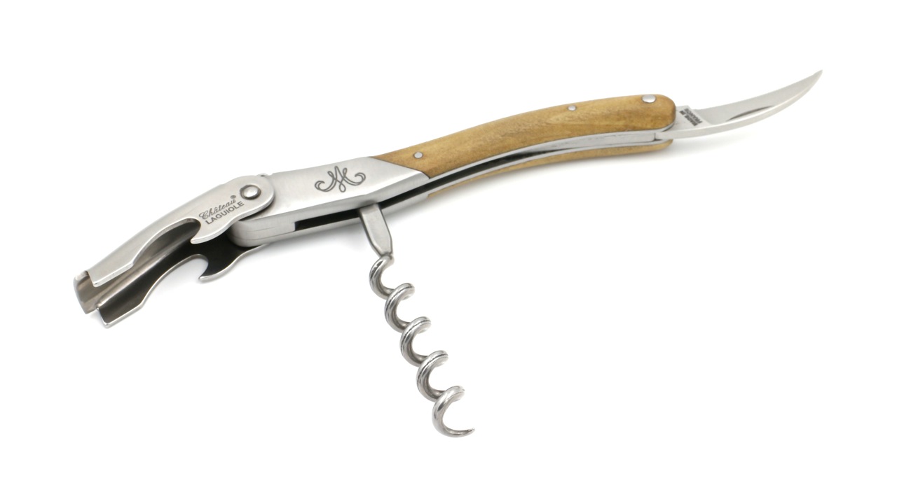CLVE3030-4 Château Laguiole wine opener GRAND CRU VERSAILLES tulip tree
