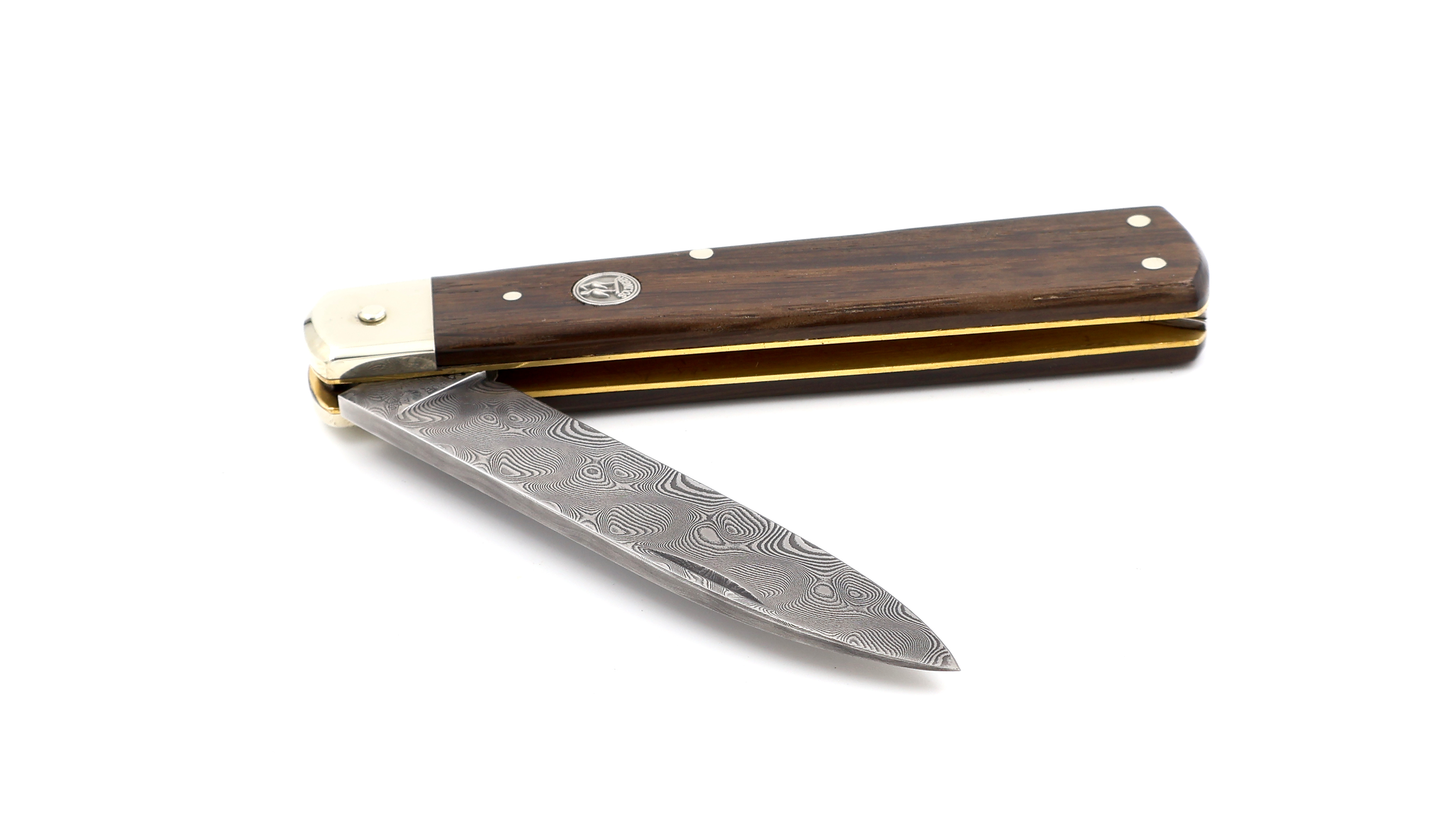 Robert Klaas knife bog oak DSC Damascus
