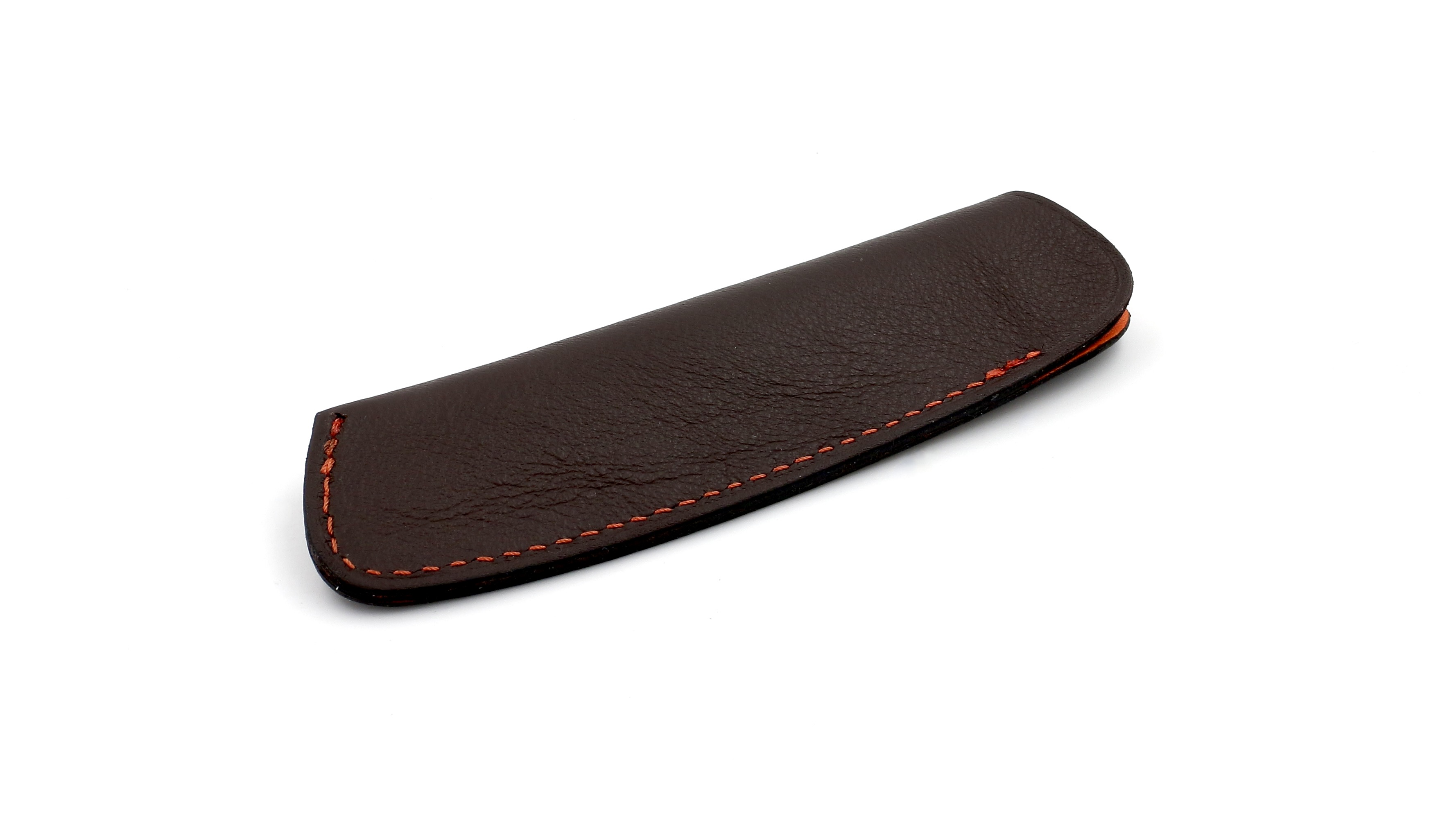 Atelier Perceval Steck-Etui Prestige L08 Ziernaht orange