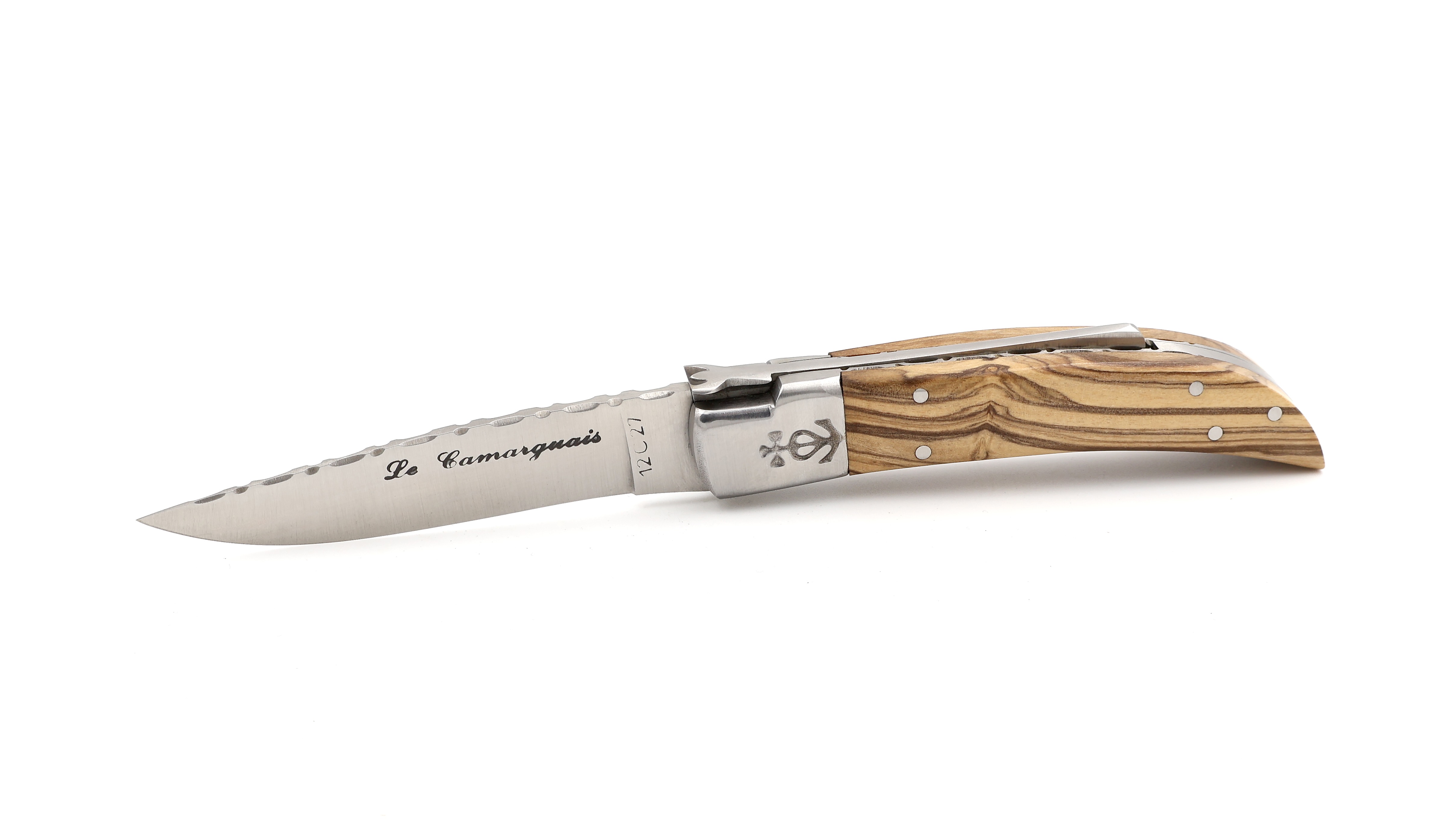 Le Camarguais Olive guillochiert 10 cm