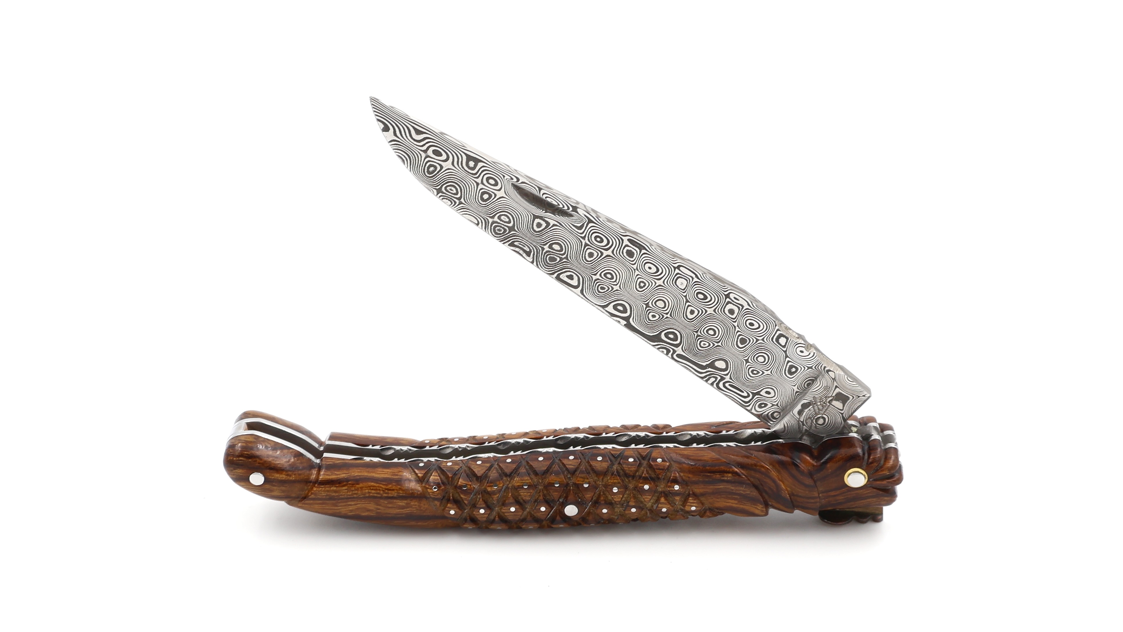 Fontenille Pataud Laguiole AIGUILLES (Needles) ironwood burl 12 cm