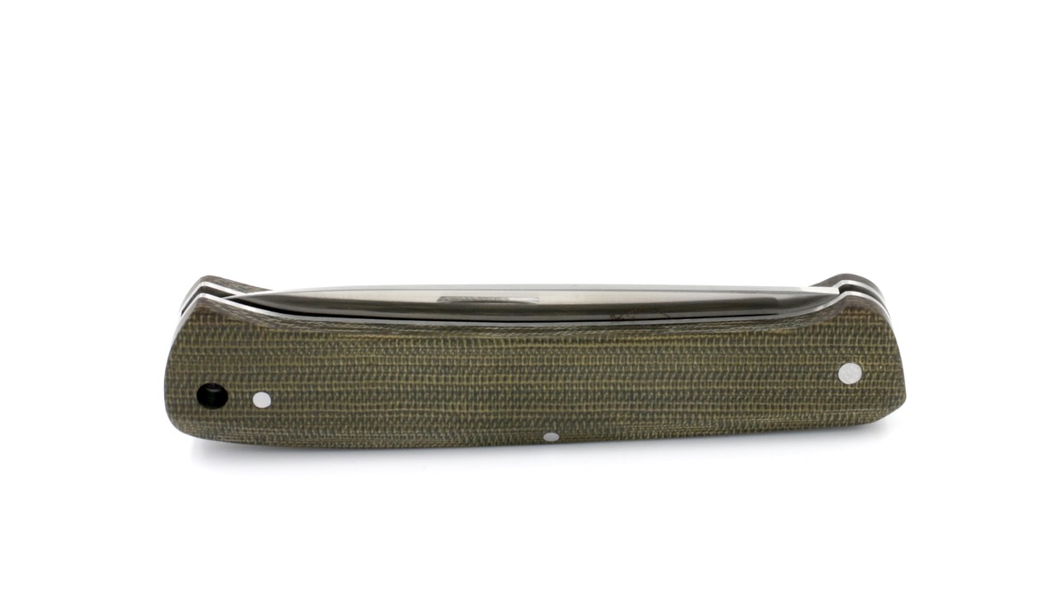 OTTER FINN green micarta 