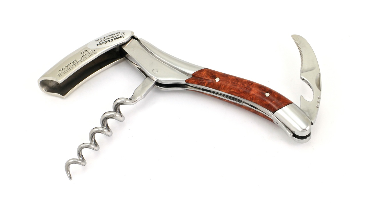 SOM-Amboina-poliert-3 Laguiole en Aubrac Laguiole Sommelier knife Amboina shiny