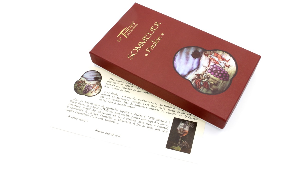 Chambriard La Paulée Thiers Sommeliermesser Fasseiche Rotweinfässer