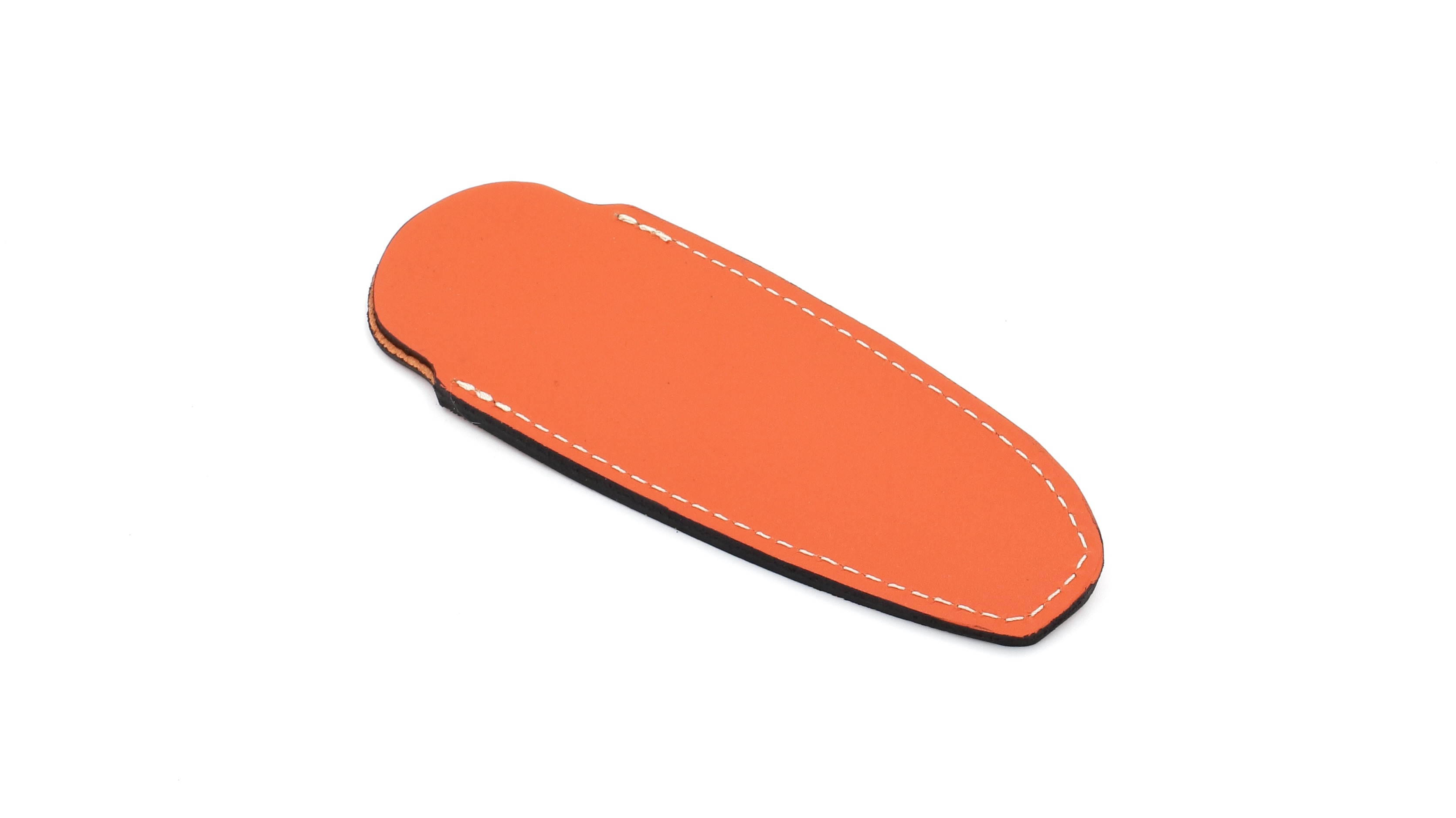 Stecketui aus Leder Liadou Messer PETIT 10,5 cm orange