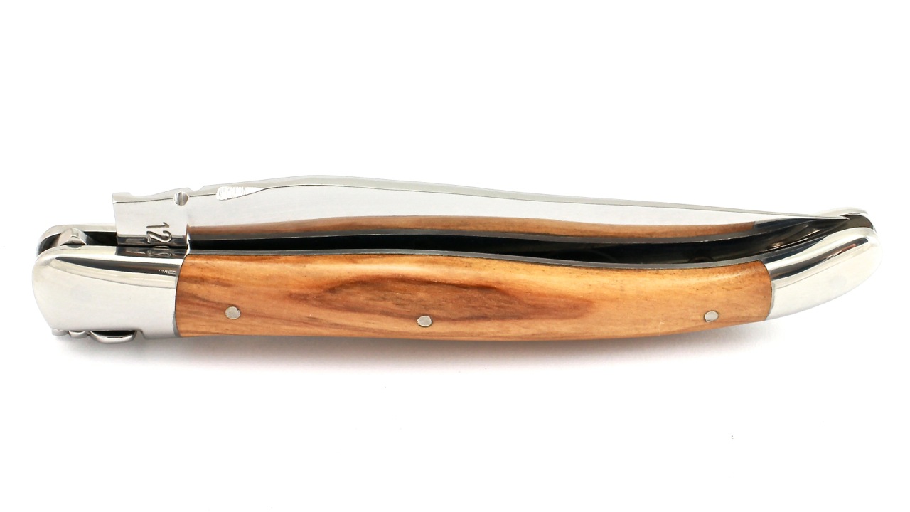 Laguiole en Aubrac Olive poliert 12 cm