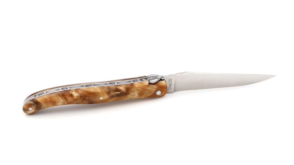 Laguiole en Aubrac master piece laguiole knife poplar fork wood