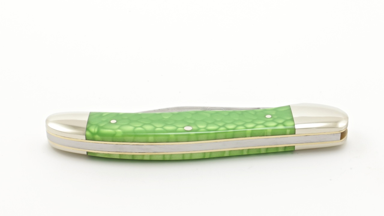 Robert Klaas Solingen Copperhead juma® green DSC® Damascus