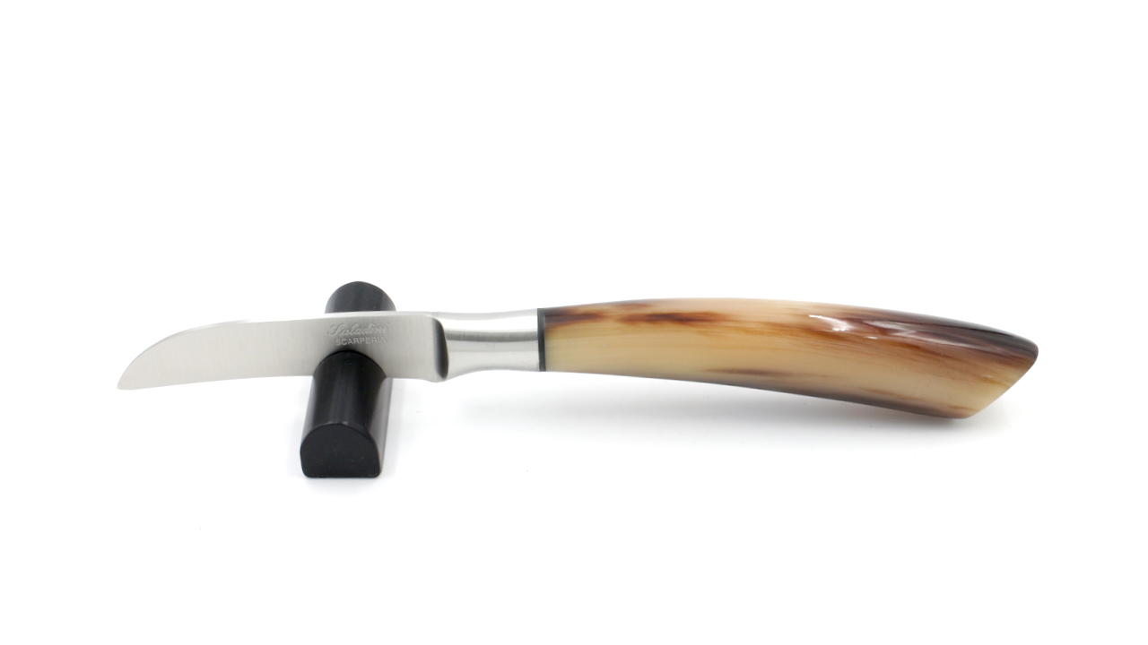 Saladini peeling knife horntip 7 cm