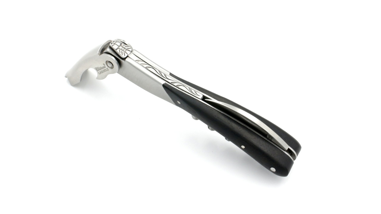 CLGCM003-2 Château Laguiole wine opener MELCHIOR ebony