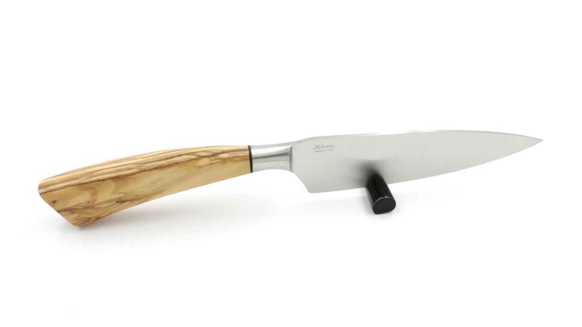 Saladini kleines Kochmesser Olive 16,5 cm