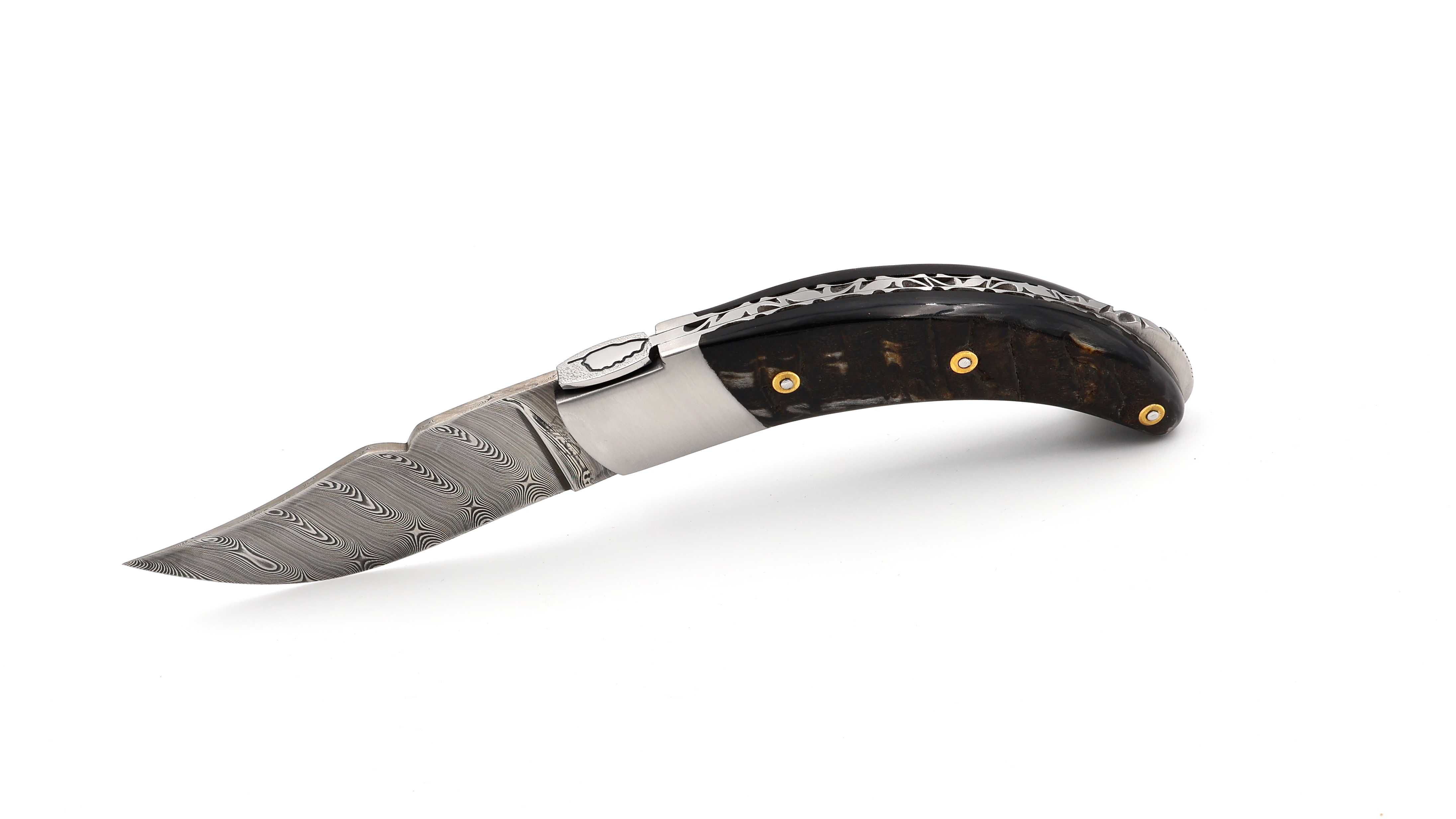 Fontenille Pataud RONDINARA guillochiert Widderhorn Twisted-Damast