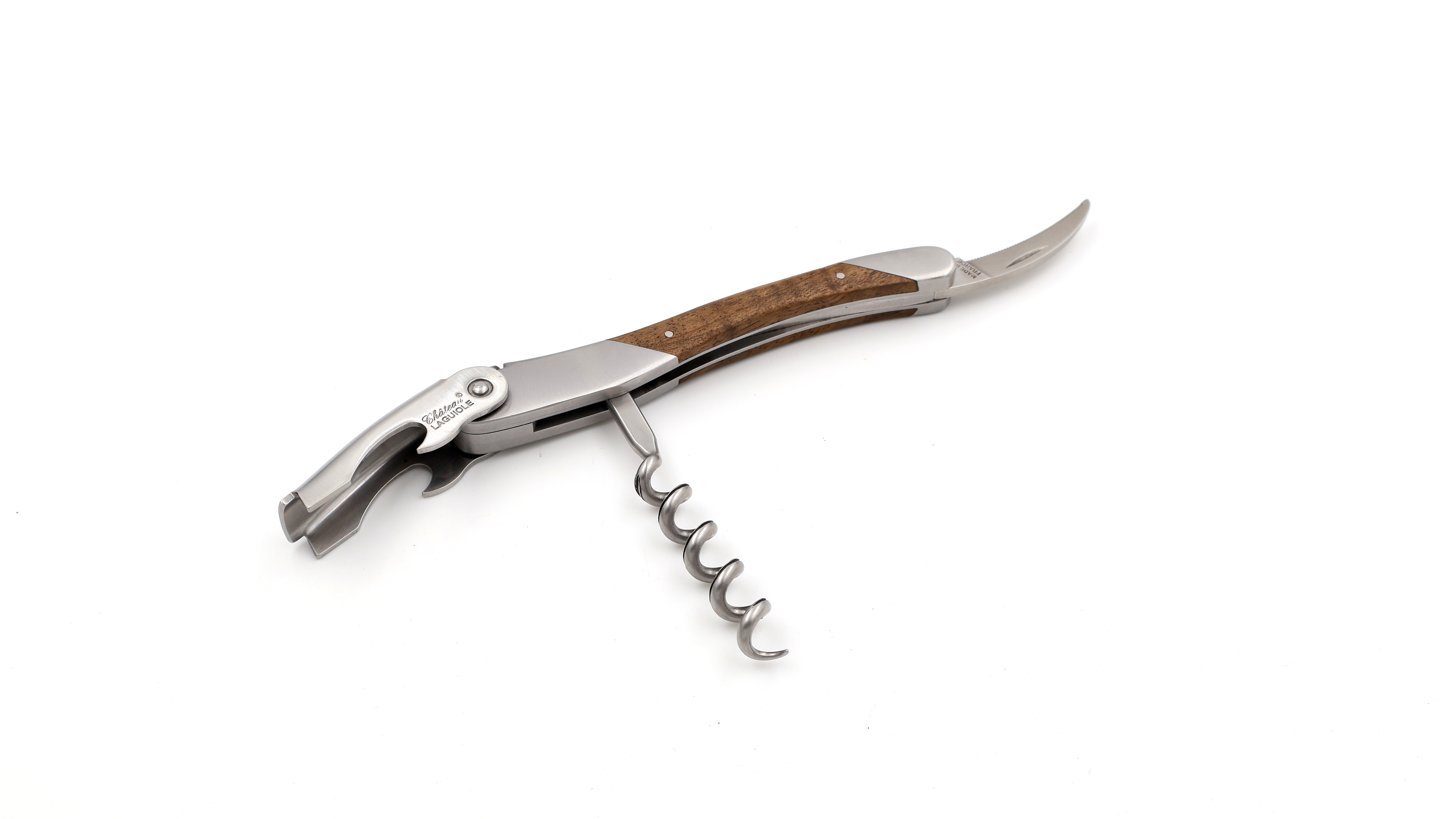 Château Laguiole wine opener GRAND CRU walnut burl wood