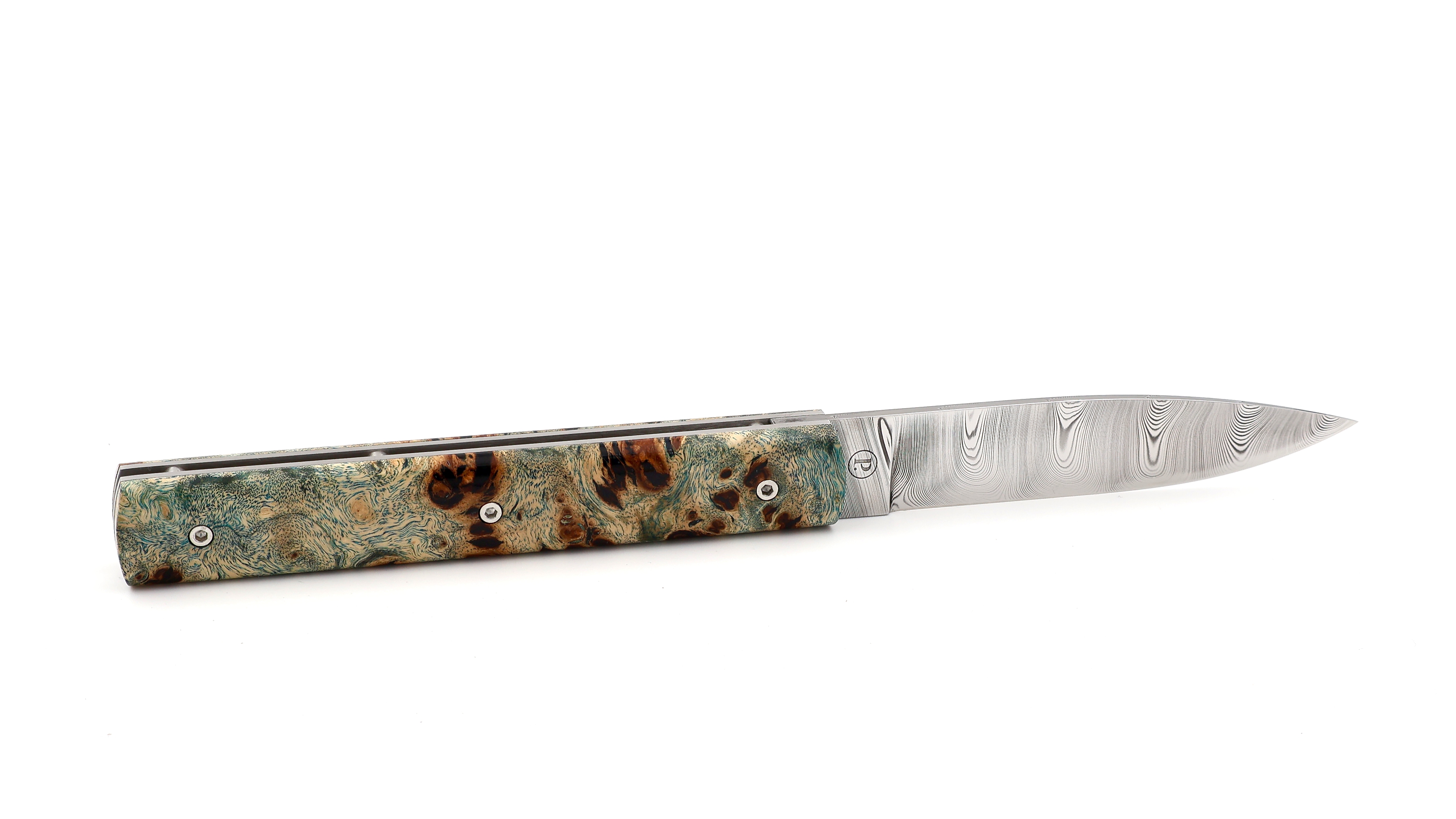PERCEVAL Le Francais special edition damascus poplar burlwood