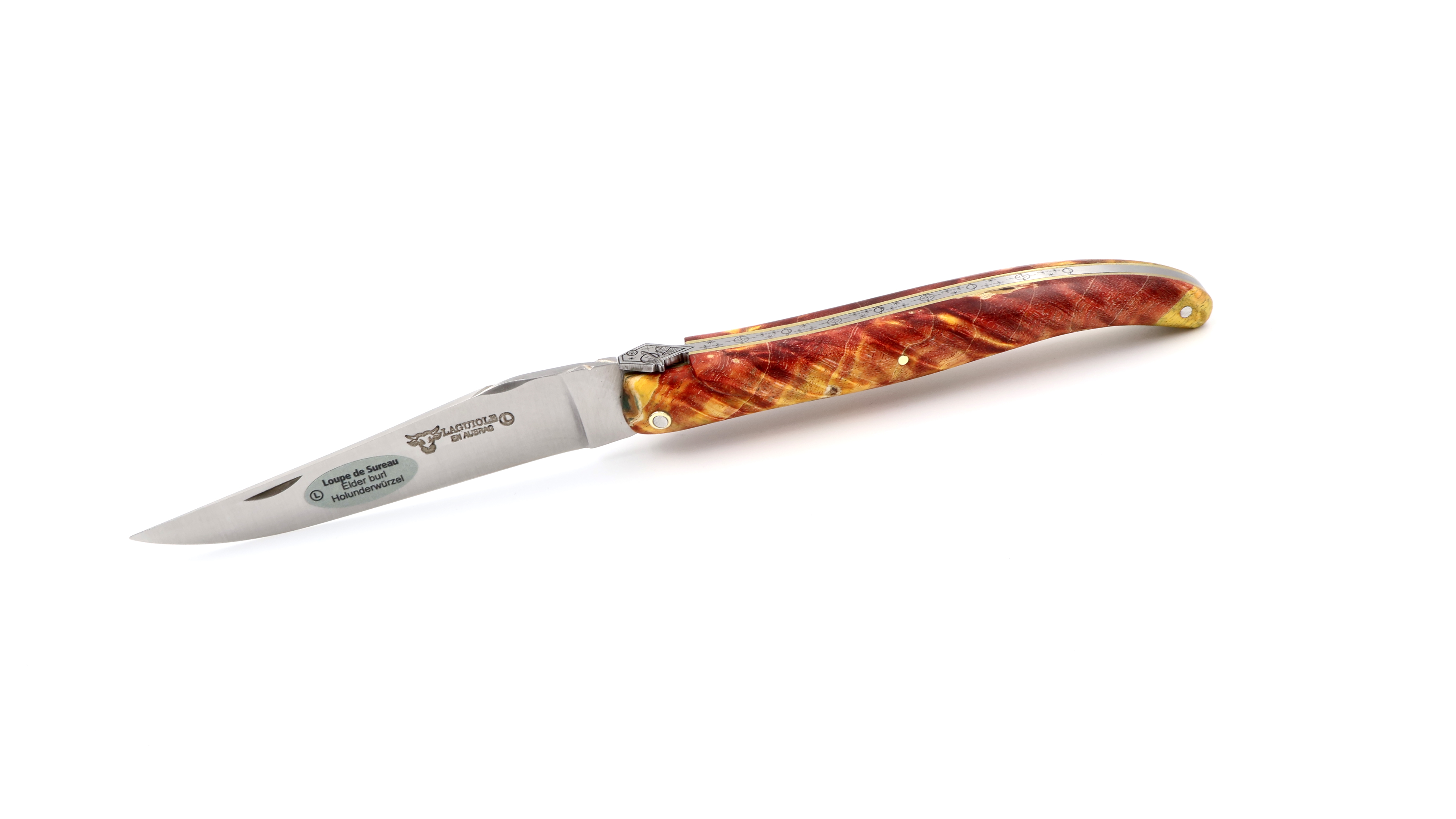 Laguiole en Aubrac Biene WELTRAUM Holunder Wurzelholz 12 cm   