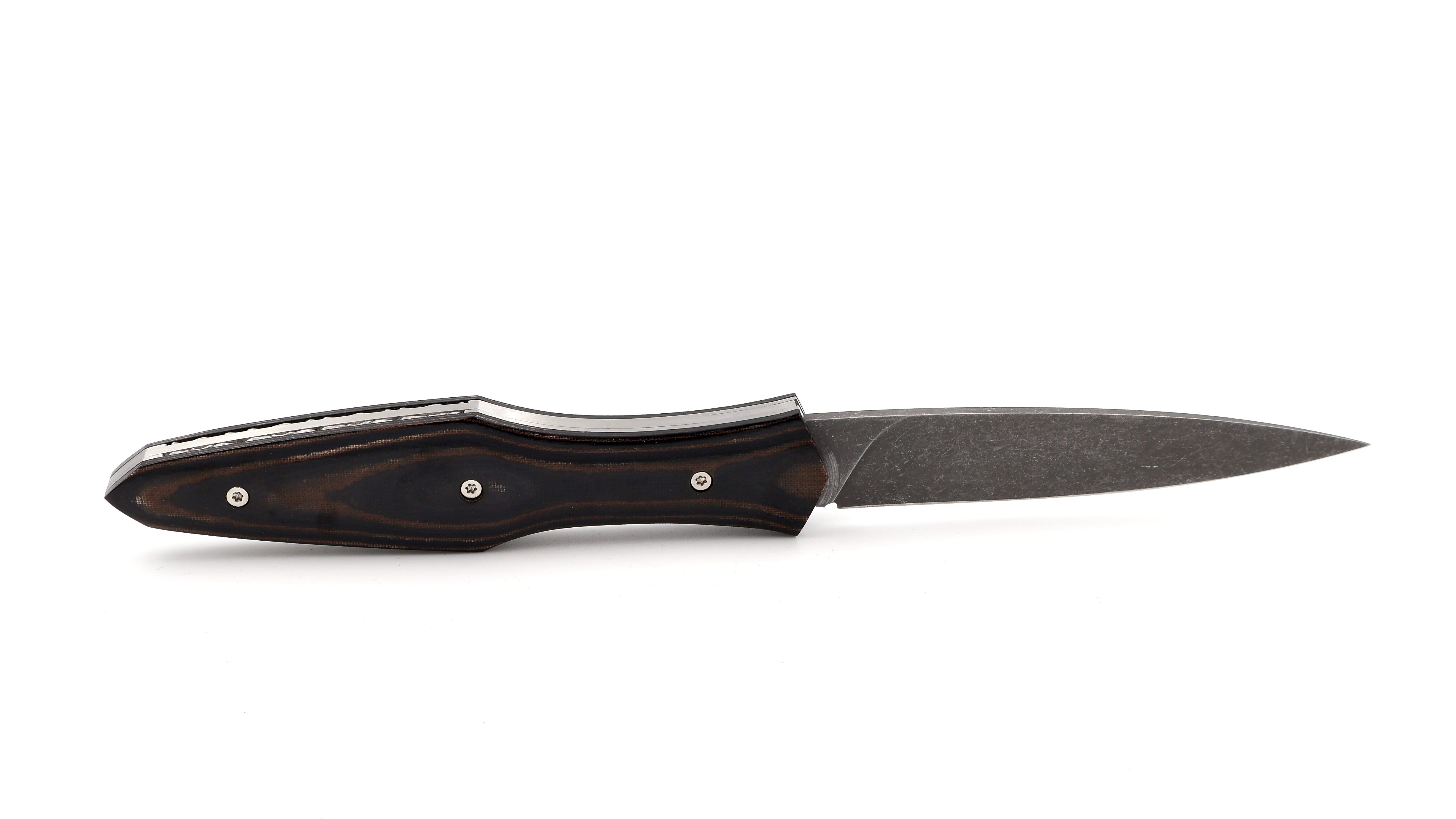Laraud Blades MagnaPinna micarta stonewashed blade