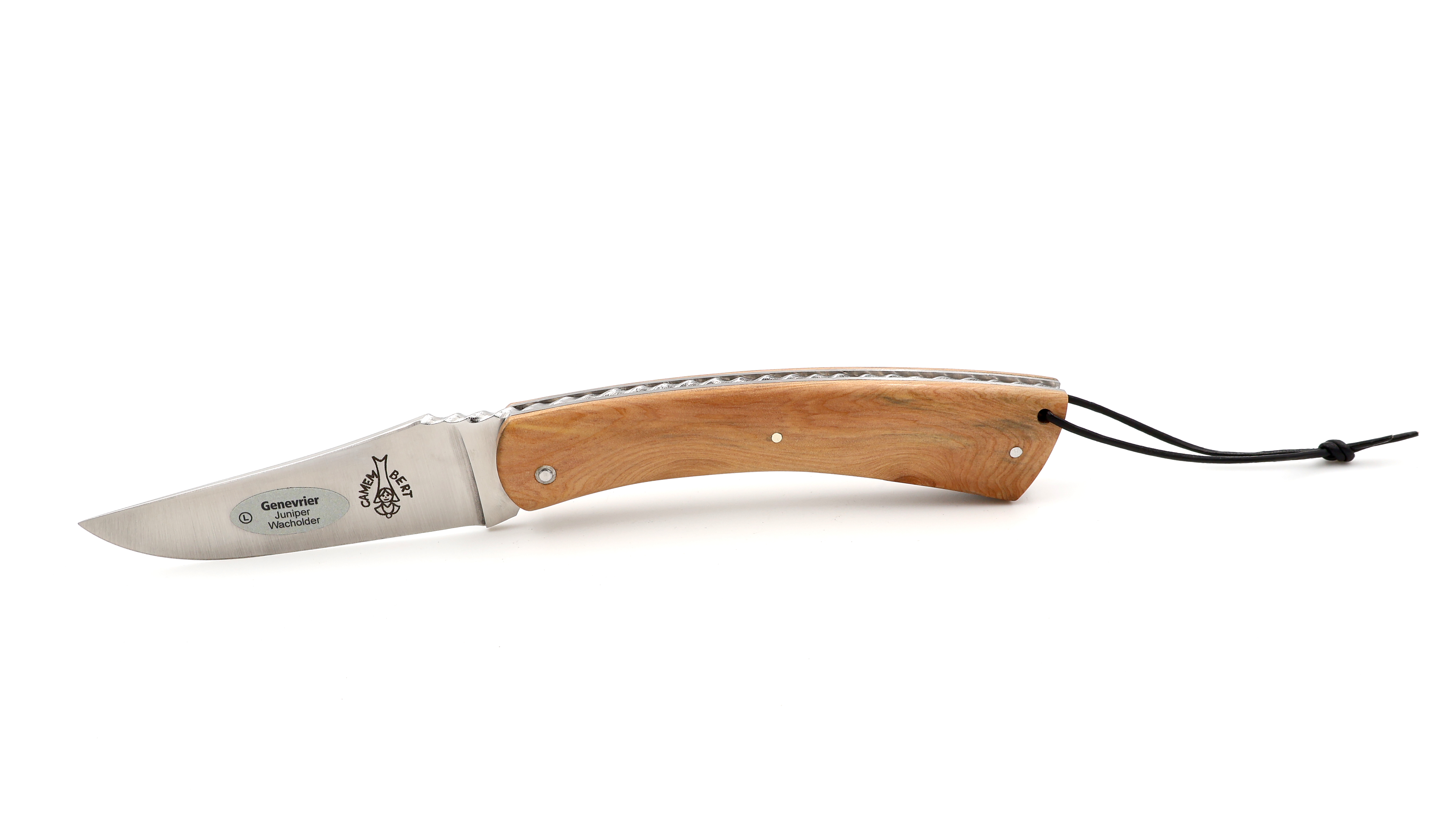 Laguiole en Aubrac CAMEMBERT knife juniper spiral spring