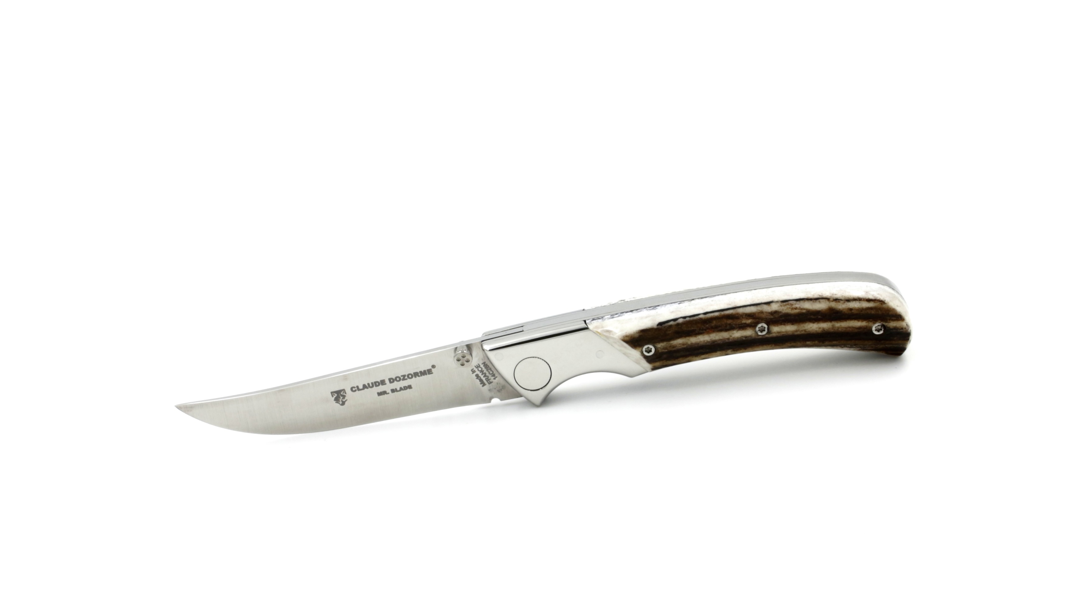 Claude DOZORME EOK hunting knife stag horn