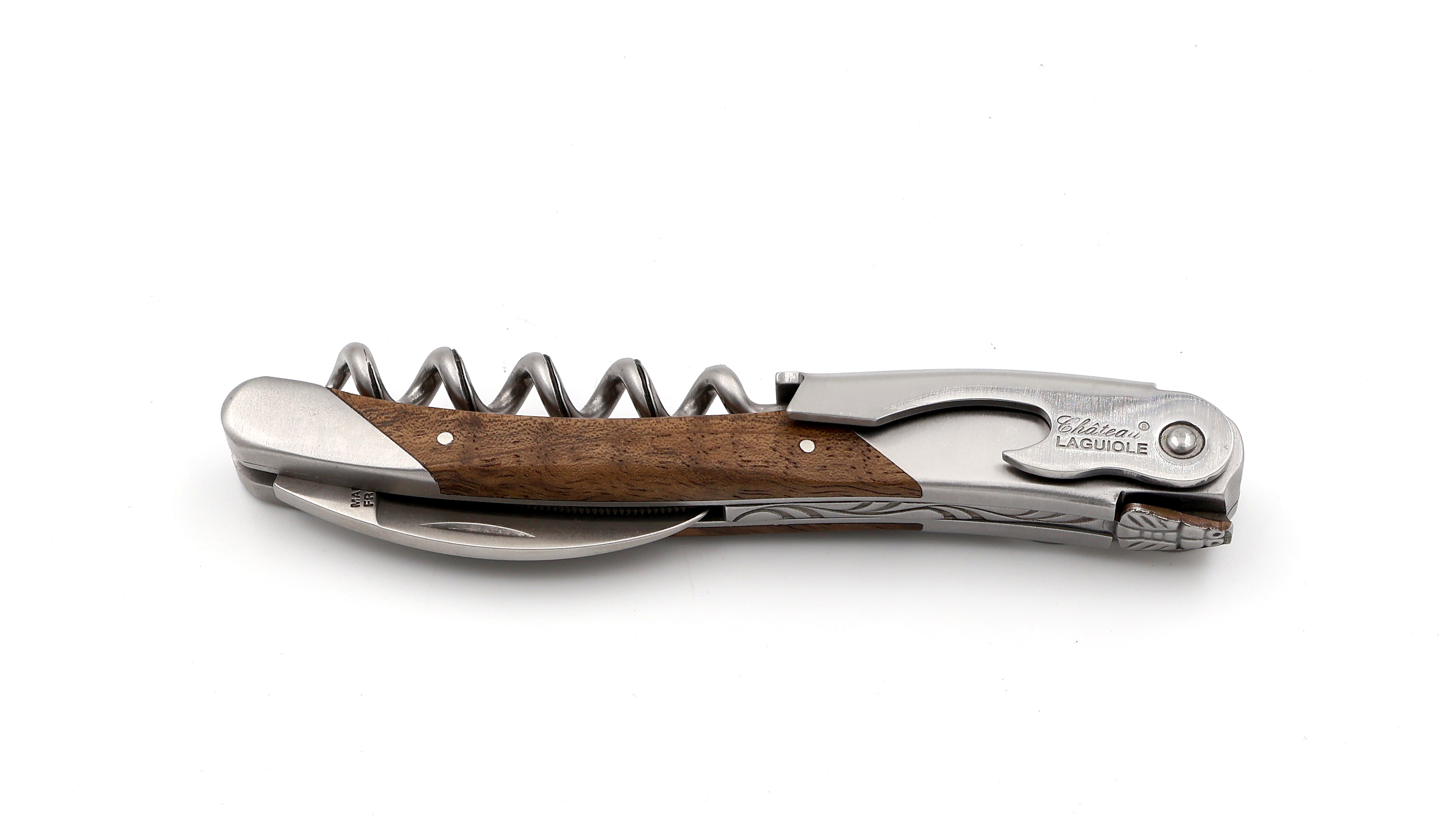 Château Laguiole wine opener GRAND CRU walnut burl wood