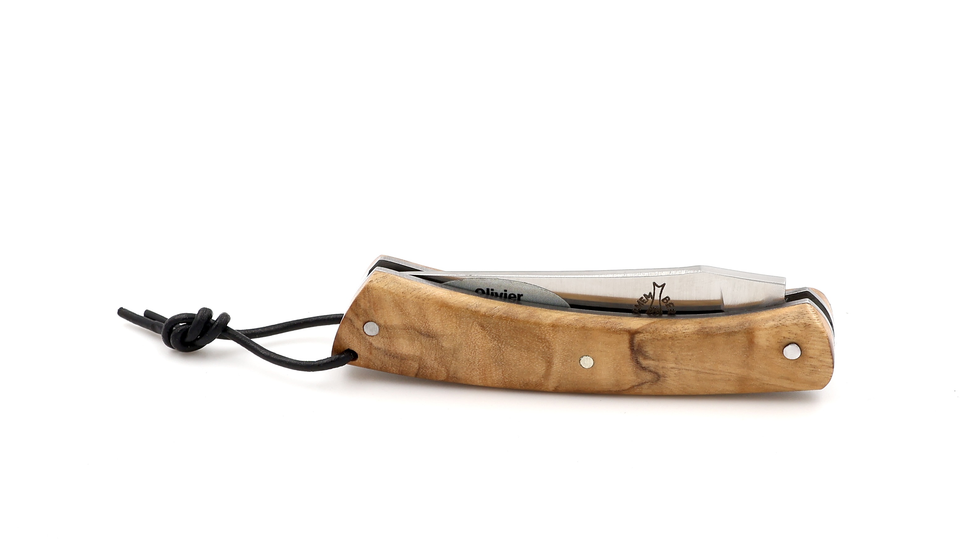 Laguiole en Aubrac CAMEMBERT knife olive wood mini