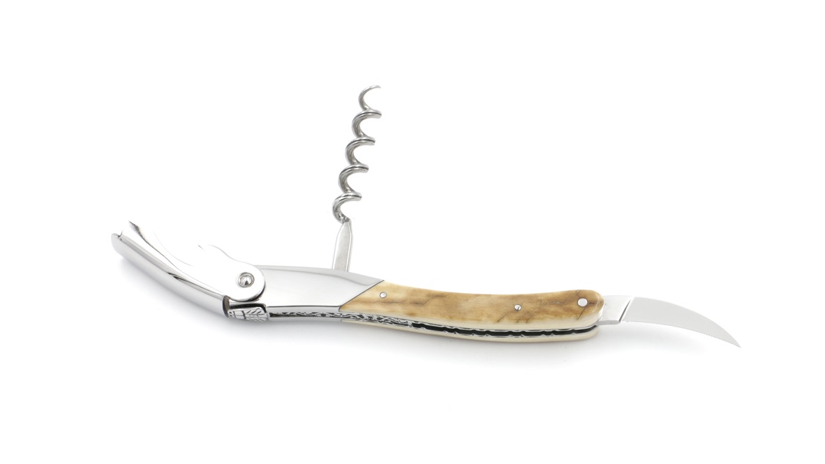 Château Laguiole wine opener exclusive edition mammoth ivory crust