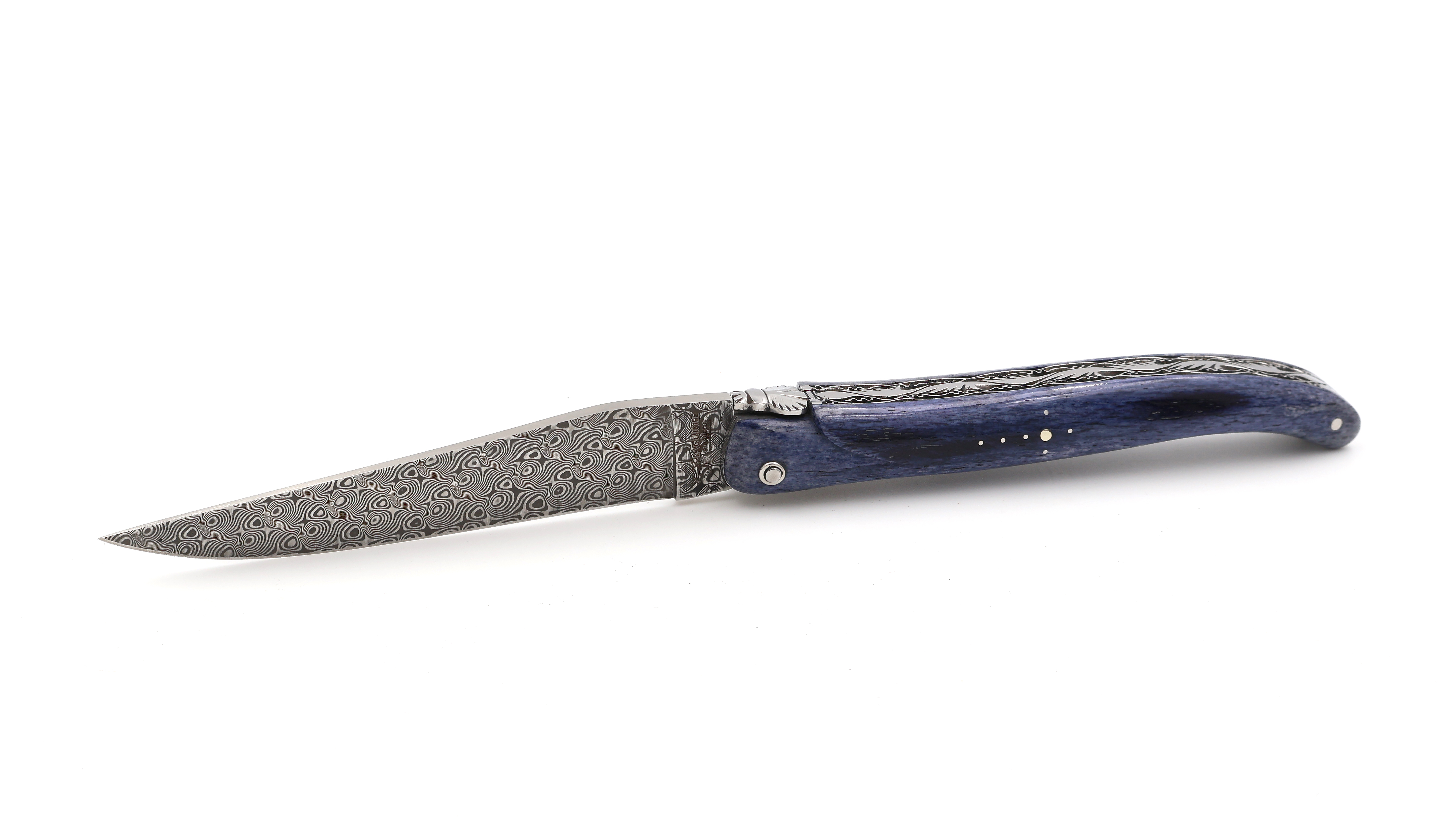 Laguiole en Aubrac DSC® Rosendamast Kamelknochen massiv Doppelplatine 12 cm