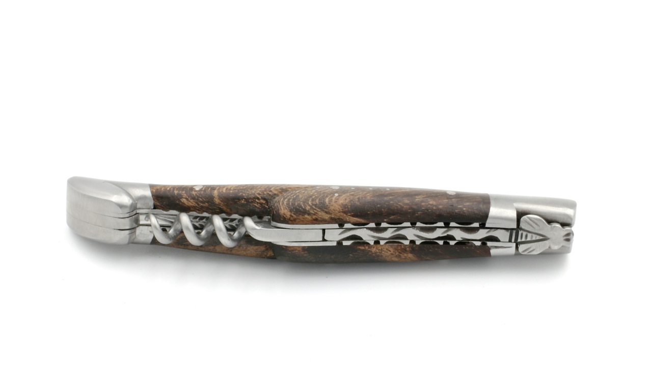 Laguiole en Aubrac Weinstock guillochiert Korkenzieher 12 cm