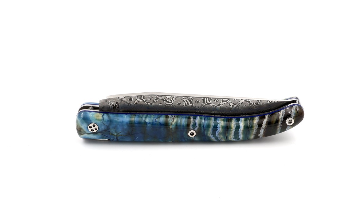 Claude DOZORME Laguiole LUX mammoth molar 12 cm DSC® damascus