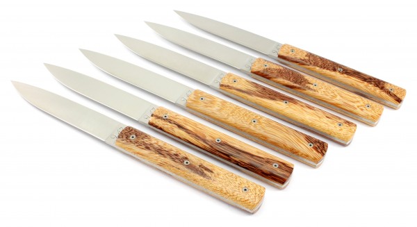 PERCEVAL 9.47 Steak knives Set Serpentwood
