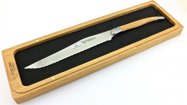 Laguiole en Aubrac Laguiole Brotmesser Olive 18 cm