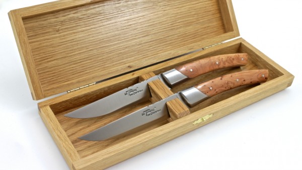 Chambriard Thiers Steak Messer Set Wacholder 2-teilig