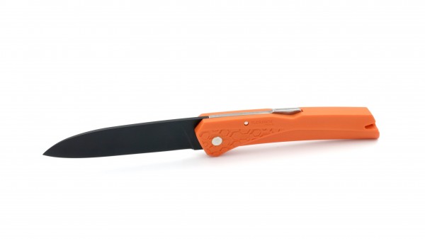 Florinox KIANA ORIGINE black blade foldingknife orange