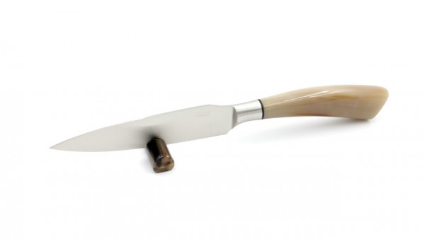 Saladini big steak knife Rustico horntip